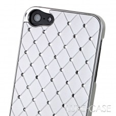 Luxe-Case Λευκή με Στρασάκια για iPhone5