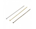 Γράνα με κεφαλάκι 30mm, σετ 20 τεμ χρώμα anti brass