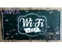 Retro Μεταλλική Πινακίδα Wi Fi FREE