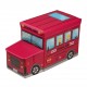 Κουτί Αποθήκευσης - Σκαμπό - Παιδικό Λεωφορείο με 2 Θέσεις