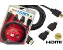 Καλώδιο HDMI 3 in 1 (HDMI, Micro HDMI, Mini HDMI) 1.5m