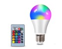 LED RGB Λάμπα Χρωμάτων E27 Τηλεχειριζόμενο 85-265V