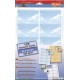 120 Έτοιμες Επαγγελματικές Κάρτες της Decadry - με σχέδιο Σύννεφα 