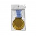Μετάλλιο Αθλητικών Σωματείων Κενό για Χάραξη / Τύπωμα με Κορδέλα 