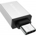 Αντάπτορας OTG Borofone BV3 USB σε USB-C Ασημί